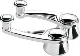 Billet Specialties Vent Window Cranks 47525 Cranks, Aluminum, Polished, 1/2 in. Round Spline, Chevy 1949-79, Crank, Pair thumbnail 1