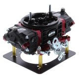 Quick Fuel Brawler Race Series 750 CFM 4-Barrel Carburetor BR-67331 Carburetor, Series, cfm, Mechanical Secondary, 4-Barrel, Square Bore, Black Powdercoat, Red Anodized Metering Blocks, Each thumbnail 1