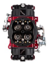 Quick Fuel Brawler Race Series 750 CFM 4-Barrel Carburetor BR-67331 Carburetor, Series, cfm, Mechanical Secondary, 4-Barrel, Square Bore, Black Powdercoat, Red Anodized Metering Blocks, Each thumbnail 3