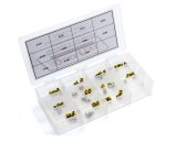 Quick Fuel Air Bleed Assortment Kits 36-75QFT Bleeds, Assortment, Brass, 75-85 Range, Four of Each Size, Clear Plastic Case, Fuel, Kit thumbnail 2