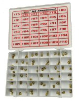 Quick Fuel Gasoline Jet Kits 36-236QFT Carburetor Assortment, Gasoline, 75-110, 2-Each, 1/4 in.-32 Thread, Kit thumbnail 3