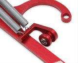 Quick Fuel Billet Aluminum Throttle Cable Brackets 49-125QFT Bracket, Aluminum, Red Anodized, Holley, 4150/4160, GM Cable. Each thumbnail 2