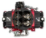 Quick Fuel Brawler Street Series 650 CFM 4-Barrel Carburetor BR-67318 Carburetor, Series, cfm, Mechanical Secondary, Electric Choke, 4-Barrel, Square Bore, Black, Red Anodized Metering Blocks, Each thumbnail 3