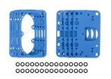 Quick Fuel Jet Change Gasket Kits 8-2000QFT Kit, Fuel, Blue Reusable Fiber, Bowl/Metering Block, Kit thumbnail 4