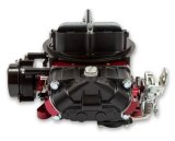 Quick Fuel Brawler Street Series 750 CFM 4-Barrel Carburetor BR-67320 Carburetor, Series, cfm, Mechanical Secondary, Electric Choke, 4-Barrel, Square Bore, Black, Red Anodized Metering Blocks, Each thumbnail 4