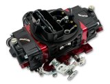 Quick Fuel Brawler Street Series 750 CFM 4-Barrel Carburetor BR-67320 Carburetor, Series, cfm, Mechanical Secondary, Electric Choke, 4-Barrel, Square Bore, Black, Red Anodized Metering Blocks, Each thumbnail 9