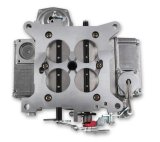 Quick Fuel Slayer Series 450 CFM 4-Barrel Carburetor SL-450-VSTRF Carburetor, Series, cfm, Vacuum Secondary, Front Position, Tunnel Ram, 4-Barrel, Square Bore, Tumble Polished, Each thumbnail 1