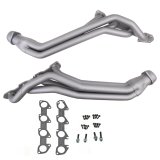 BBK Full-Length Headers 4046 Headers, Long Tube, Steel, Titanium Ceramic, Chrysler, Dodge, Pair thumbnail 1