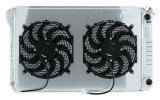 Cold Case Performance Aluminum Radiator Modules GMT556A21SSK Radiator, Performance, Crossflow, Aluminum, Polished, 2-row, Dual Fan, Shroud, Chevrolet, GMC, LS Engine Swap, Kit thumbnail 1