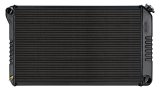 Cold Case Night Rider Series Performance Aluminum Radiators GMA42B Radiator, Performance, Aluminum, Black, Crossflow, 2 Row, Buick, Chevy, Olds, Pontiac, Each thumbnail 3
