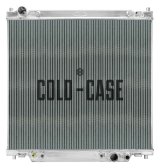 Cold Case Performance Aluminum Radiators for 1999-2003 F-250 SUPER DUTY, F-350 DUTY - FOT581A Radiator, Performance, Aluminum, Polished, Downflow, 2 Row, Ford, Each thumbnail 2