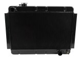 Cold Case Night Rider Series Performance Aluminum Radiators CHE542B Radiator, Performance, Aluminum, Black, Downflow, 2-Row, Chevy, Each thumbnail 1