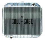 Cold Case Performance Aluminum Radiators for 1978-1979 BRONCO, 1966-1977 F-100, 1975-1977 F-150 - FOT575A Radiator, Performance, Aluminum, Polished, Downflow, 2 Row, Transmission Cooler, Ford, Bronco, Each thumbnail 2