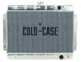 Cold Case Performance Aluminum Radiators for 1964-1965 CHEVELLE, EL CAMINO - CHE541 Radiator, Performance, Aluminum, Polished, Downflow, 2 Row, Chevy, Each thumbnail 1