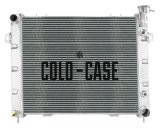 Cold Case Performance Aluminum Radiators MOJ997A Radiator, Performance, Aluminum, Polished, Crossflow, 2 Row, Transmission Cooler, Jeep, ZJ, Each thumbnail 1