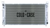 Cold Case Performance Aluminum Radiators GMT569A Radiator, Performance, Aluminum, Polished, Crossflow, 2 Row, Transmission Cooler, Chevy, GMC, Truck, Models with Engine Oil Cooler, Each thumbnail 1