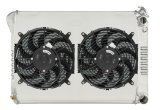 Cold Case Performance Aluminum Radiator Modules CHN549SK Radiator, Performance, Module, Aluminum, Polished, Crossflow, Dual 12 in. Fans, 2 Row, LS Swap, Chevy, Pontiac, Kit thumbnail 2