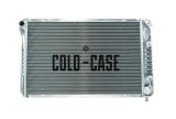 Cold Case Performance Aluminum Radiators for 1977-1982 CORVETTE - CHV718A Radiator, Performance, Aluminum, Polished, Crossflow, 2 Row, Transmission Cooler, Chevy, Corvette, Each thumbnail 1