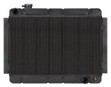 Cold Case Night Rider Series Performance Aluminum Radiators for 1967-1969 CAMARO, FIREBIRD - CHC11B Radiator, Performance, Aluminum, Black, Crossflow, 2-Row, Chevy, Pontiac, Each thumbnail 2