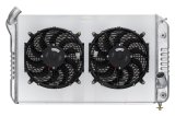 Cold Case Radiators CHV714A-1K 69-72 Corvette Big Block Aluminum Radiator Dual 12 Inch Fan Kit thumbnail 1