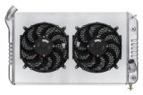 Cold Case Radiators CHV714A-1K 69-72 Corvette Big Block Aluminum Radiator Dual 12 Inch Fan Kit thumbnail 2