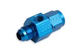 NOS Bottle Gauge Adapters 16104NOS Fitting, Adapter, Gauge, Aluminum, Blue Anodized, Swivel-Type, -6 AN Male to -6 AN Female, 1/8 in. NPT Port, Each thumbnail 4