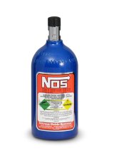 NOS 2 lbs. Nitrous Bottle 14710NOS Bottle, lbs., Aluminum, Blue, Each thumbnail 2