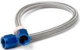 NOS Stainless Steel Braided Hoses 15230NOS Hose, Steel, -4 AN Female End, Blue, -4 AN Female End, Blue, 24 in. Length, Each thumbnail 2