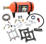 NOS Sniper Nitrous Systems 07001NOS Oxide System, Sniper, Wet, 100-150 hp, 10 lb. Bottle, Orange, Square Bore, 4-Barrel, Kit thumbnail 4