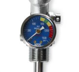 NOS Super Hi-Flo Bottle Valve Assemblies 16137ANOS Nitrous Valve, 10 lbs. Bottle, Hi-Flow Valve, Siphon Tube, Blue Pressure Gauge, Kit thumbnail 7