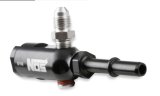 NOS Late Model Billet Fuel Line Adapters 17003NOS Adapter, Aluminum, Black Anodized, Rail, 5/16 in. Tube, 1/8 in. Ports, Each thumbnail 4