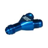 NOS Specialty Y-Fittings 17835NOS Fitting, Y, -6 AN Male All, Aluminum, Blue Anodized, Each thumbnail 2