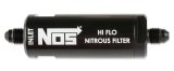 NOS Nitrous and Fuel Filters 15555NOS Filter, In-Line, -4 AN to -4 AN, 140 Micron, Billet Aluminum, Black Anodized, Each thumbnail 5
