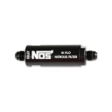 NOS Nitrous and Fuel Filters 15556NOS Filter, In-Line, -6 AN to -6 AN, 140 Micron, Billet Aluminum, Black Anodized, Each thumbnail 5