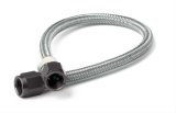 NOS Stainless Steel Braided Hoses 15400BNOS Hose, Steel, -6 AN Female End, Black, -6 AN Female End, Black, 12 in. Length, Each thumbnail 2