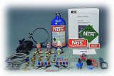 NOS Motorcycle and ATV Fogger Nitrous Systems 03008NOS Oxide System, Motorcycle/ATV, Wet, 2 lb. Bottle, Blue, Direct Port, Carburetor/EFI, Kit thumbnail 1