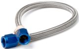 NOS Stainless Steel Braided Hoses 15290NOS Hose, Steel, -4 AN Female End, Blue, -4 AN Female End, Blue, 12 ft. Length, Each thumbnail 2
