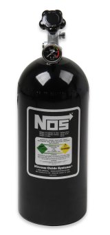 NOS 10 lbs. Nitrous Bottle 14745BNOS Bottle, lbs., Aluminum, Black, Super Hi-Flo, Each thumbnail 4