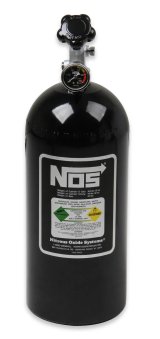NOS 10 lbs. Nitrous Bottle 14745BNOS Bottle, lbs., Aluminum, Black, Super Hi-Flo, Each thumbnail 7