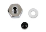 NOS Bottle Nut Adapters 16230NOS Nitrous Nut, Steel, Nickel Plated, 1 in. Female to -6 AN Male, Each thumbnail 4
