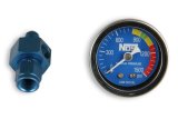 NOS Nitrous Pressure Gauges 15920NOS Gauge, Pressure, 0-1,500 psi, 1 1/2 in., Analog, Mechanical, Blue Face, Each thumbnail 5
