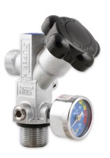 NOS Super Hi-Flo Bottle Valves 16137NOS Nitrous Oxide Valve, Hi-Flow, With Blue Face Gauge, 5-20 lbs., Each thumbnail 3