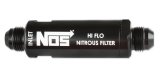 NOS Nitrous and Fuel Filters 15559NOS Filter, In-Line, -8 AN to -8 AN, 140 Micron, Billet Aluminum, Black Anodized, Each thumbnail 9