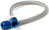 NOS Stainless Steel Braided Hoses 15260NOS Hose, Steel, -4 AN Female End, Blue, -4 AN Female End, Blue, 6 ft. Length, Each thumbnail 2