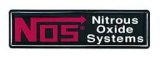 NOS Decals 19150NOS Decal, Nitrous Oxide Systems Logo, 2.750 in. x 1.0 in., Black/White, Each thumbnail 3