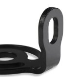 NOS Bottom Mount Solenoid Brackets 16522NOS Mounting Bracket, Nitrous or Fuel Solenoid, Mount, 90 Degree, Large Body, Aluminum, Black Anodized, Each thumbnail 1