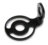 NOS Bottom Mount Solenoid Brackets 16522NOS Mounting Bracket, Nitrous or Fuel Solenoid, Mount, 90 Degree, Large Body, Aluminum, Black Anodized, Each thumbnail 4