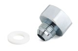NOS Bottle Nut Adapters 16232NOS Nitrous Nut, Aluminum, Blue Anodized, 1 in. Female to -8 AN Male, Each thumbnail 2