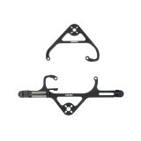 NOS Billet Nitrous Solenoid Brackets 16516NOS Mounting Bracket, Solenoid, Carburetor Flange Mount, Aluminum, Black Anodized, 4-Barrel, Each thumbnail 1
