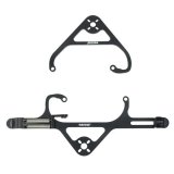 NOS Billet Nitrous Solenoid Brackets 16516NOS Mounting Bracket, Solenoid, Carburetor Flange Mount, Aluminum, Black Anodized, 4-Barrel, Each thumbnail 3
